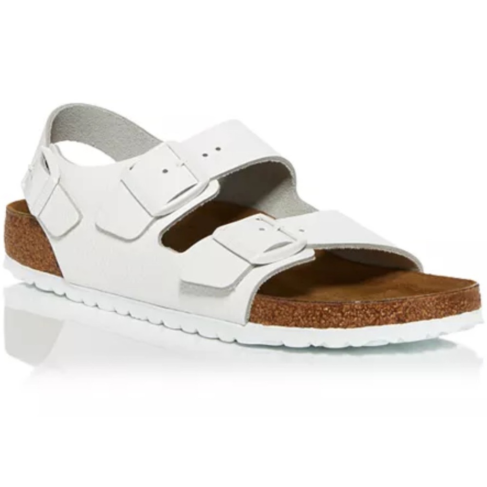 Birkenstock Milano: Leather Triple White 🕊️🕊️🕊️